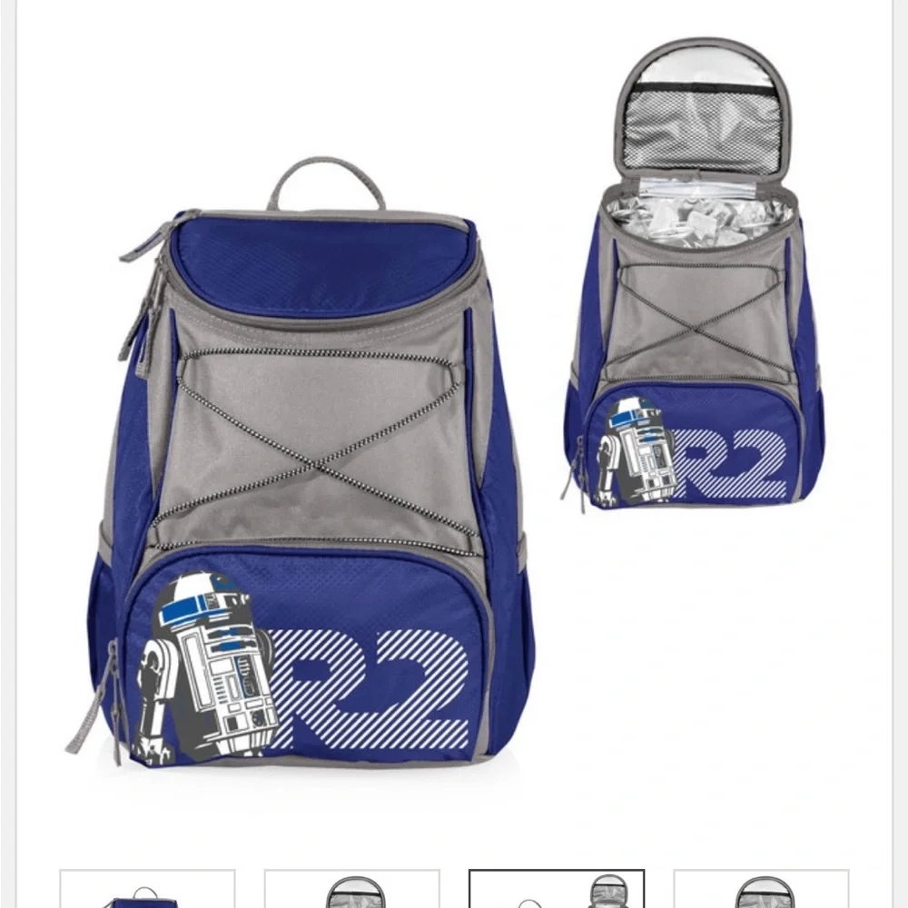 Star Wars R2-D2 Blue and Gray Backpack